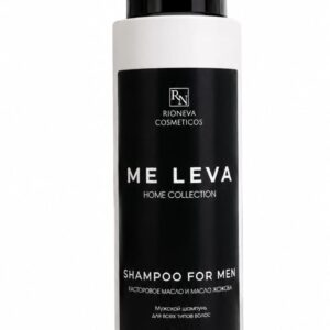 ME LEVA home collection Шампунь мужской (Shampoo for men) для всех типов волос касторовое масло и масло жожоба 400ml